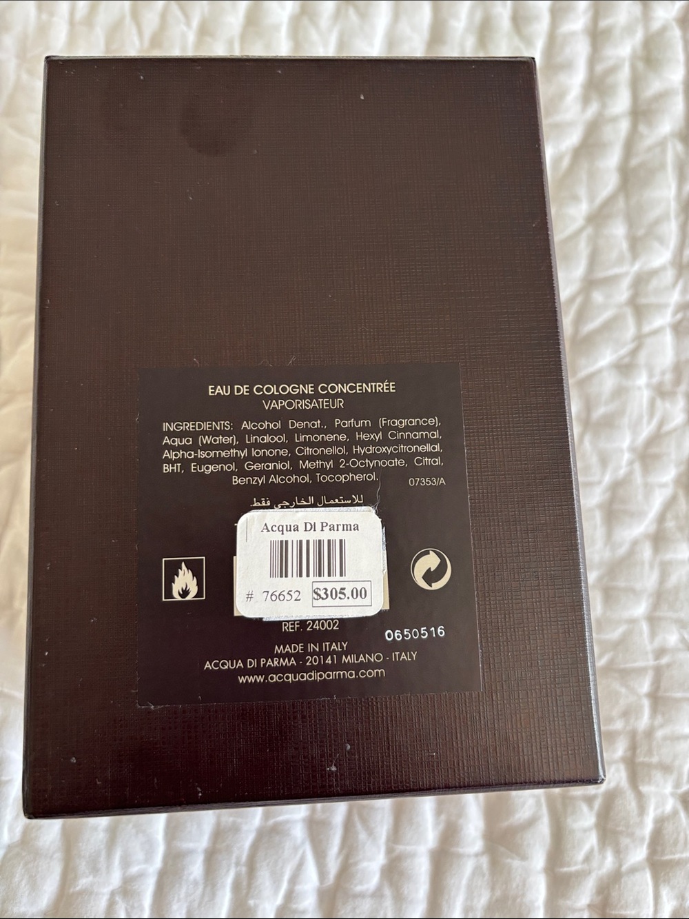 Acqua Di Parma Colonia Oud New/Unused 6oz, 180ml - Picture 5 of 5